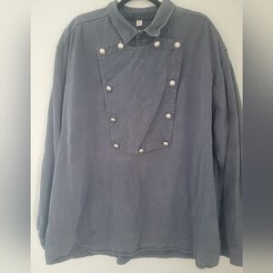 Wah Maker Western Frontier Concho Shirt XXL Made in USA Cotton